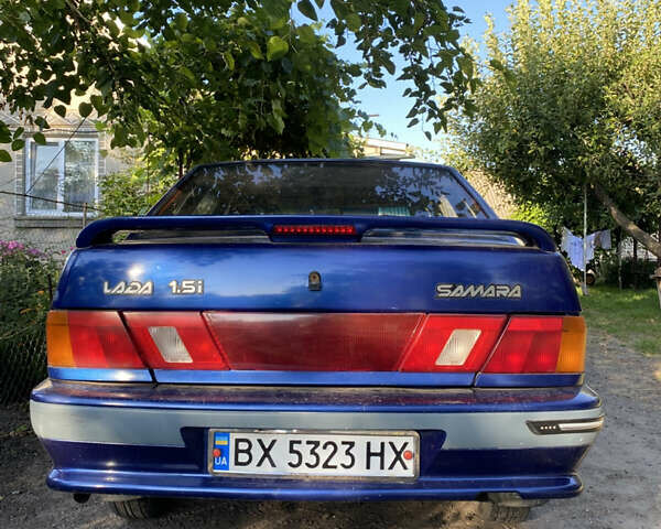 Синій ВАЗ 2115 Самара, об'ємом двигуна 1.5 л та пробігом 140 тис. км за 2000 $, фото 1 на Automoto.ua