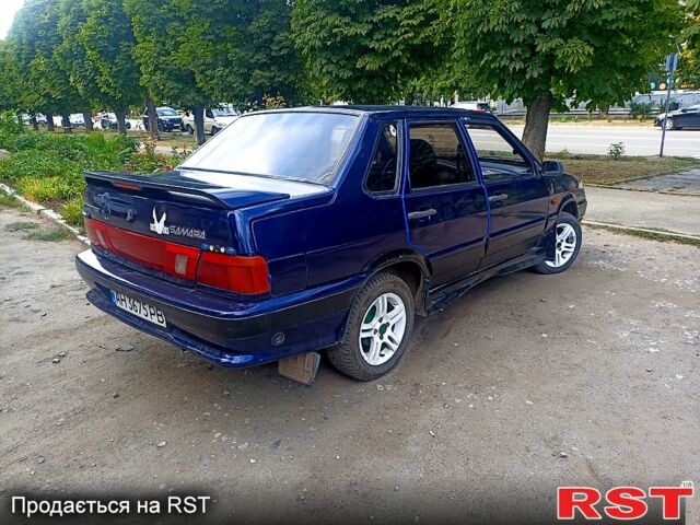 Синий ВАЗ 2115 Самара, объемом двигателя 1.5 л и пробегом 270 тыс. км за 750 $, фото 3 на Automoto.ua