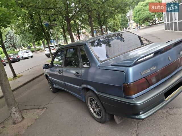 Синий ВАЗ 2115 Самара, объемом двигателя 1.6 л и пробегом 127 тыс. км за 2930 $, фото 1 на Automoto.ua