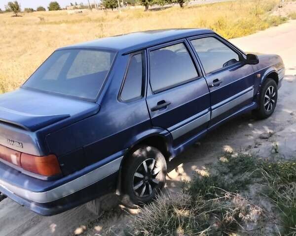 Синий ВАЗ 2115 Самара, объемом двигателя 1.6 л и пробегом 180 тыс. км за 1650 $, фото 5 на Automoto.ua