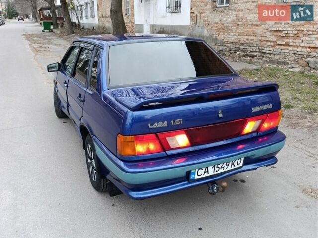 Синий ВАЗ 2115 Самара, объемом двигателя 1.5 л и пробегом 162 тыс. км за 2300 $, фото 3 на Automoto.ua
