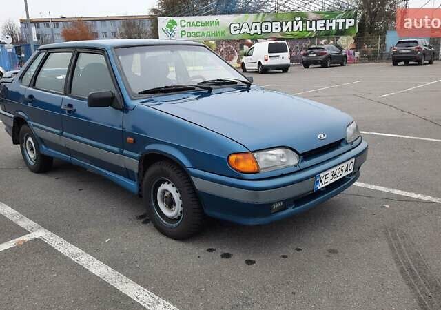Синий ВАЗ 2115 Самара, объемом двигателя 1.5 л и пробегом 377 тыс. км за 1700 $, фото 1 на Automoto.ua