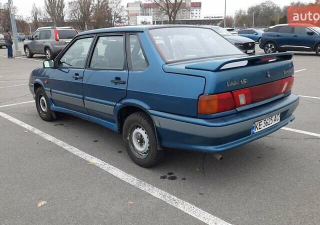 Синий ВАЗ 2115 Самара, объемом двигателя 1.5 л и пробегом 377 тыс. км за 1700 $, фото 6 на Automoto.ua