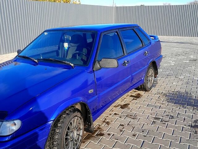 Синий ВАЗ 2115 Самара, объемом двигателя 1.5 л и пробегом 300 тыс. км за 1500 $, фото 1 на Automoto.ua