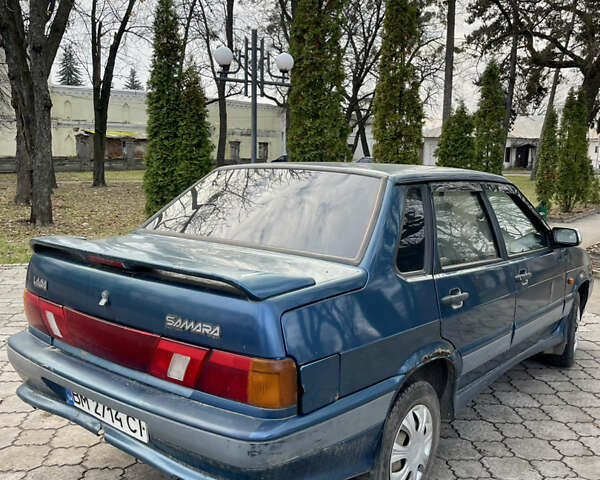 Синий ВАЗ 2115 Самара, объемом двигателя 1.5 л и пробегом 150 тыс. км за 1450 $, фото 2 на Automoto.ua