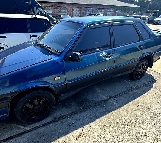 Синий ВАЗ 2115 Самара, объемом двигателя 1.5 л и пробегом 200 тыс. км за 1150 $, фото 1 на Automoto.ua