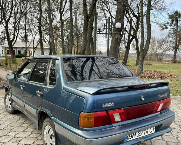 Синий ВАЗ 2115 Самара, объемом двигателя 1.5 л и пробегом 150 тыс. км за 1450 $, фото 3 на Automoto.ua