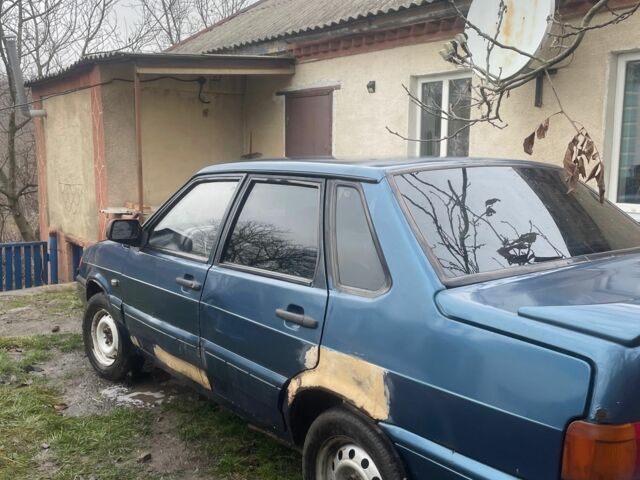 Синий ВАЗ 2115 Самара, объемом двигателя 1.5 л и пробегом 450 тыс. км за 437 $, фото 1 на Automoto.ua