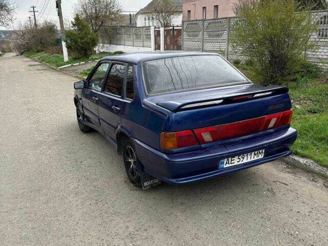 Синий ВАЗ 2115 Самара, объемом двигателя 1.5 л и пробегом 185 тыс. км за 1100 $, фото 3 на Automoto.ua