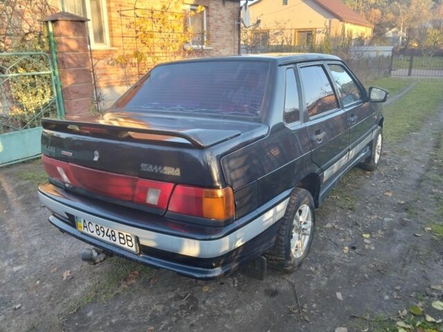 Синий ВАЗ 2115 Самара, объемом двигателя 1.5 л и пробегом 356 тыс. км за 1300 $, фото 3 на Automoto.ua