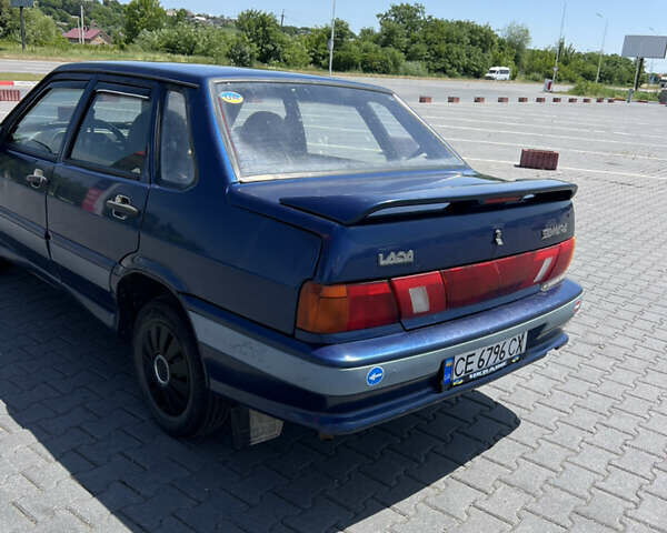 Синий ВАЗ 2115 Самара, объемом двигателя 1.5 л и пробегом 210 тыс. км за 1500 $, фото 4 на Automoto.ua