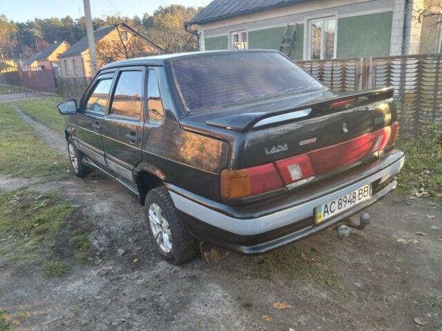 Синий ВАЗ 2115 Самара, объемом двигателя 1.5 л и пробегом 356 тыс. км за 1300 $, фото 2 на Automoto.ua