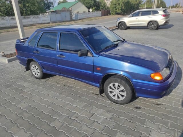 Синий ВАЗ 2115 Самара, объемом двигателя 1.5 л и пробегом 196 тыс. км за 1900 $, фото 1 на Automoto.ua