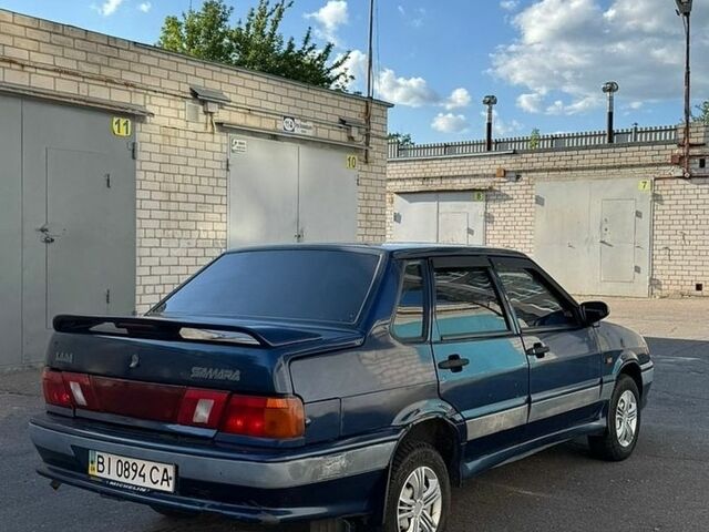 Синій ВАЗ 2115 Самара, об'ємом двигуна 1.5 л та пробігом 171 тис. км за 1450 $, фото 2 на Automoto.ua