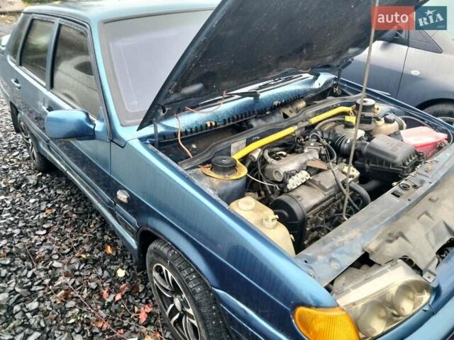 Синий ВАЗ 2115 Самара, объемом двигателя 1.6 л и пробегом 350 тыс. км за 1200 $, фото 1 на Automoto.ua