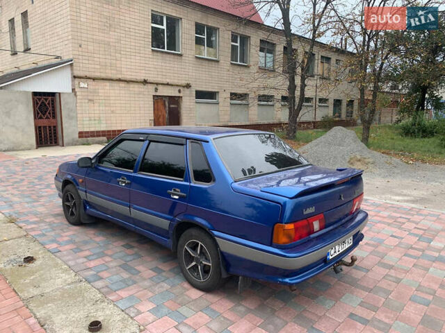Синий ВАЗ 2115 Самара, объемом двигателя 1.5 л и пробегом 168 тыс. км за 2699 $, фото 4 на Automoto.ua