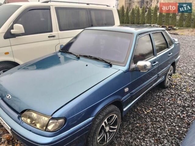 Синий ВАЗ 2115 Самара, объемом двигателя 1.6 л и пробегом 350 тыс. км за 1200 $, фото 4 на Automoto.ua