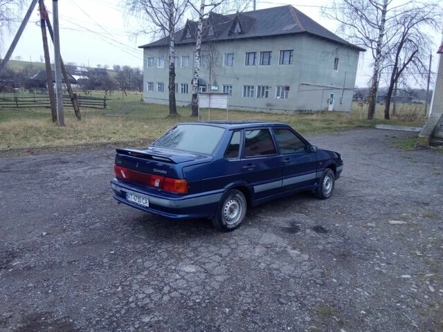 Синий ВАЗ 2115 Самара, объемом двигателя 1.6 л и пробегом 177 тыс. км за 2017 $, фото 1 на Automoto.ua