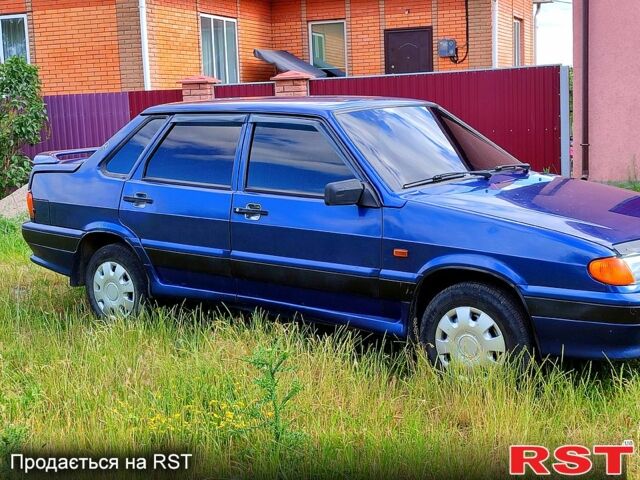 Синий ВАЗ 2115 Самара, объемом двигателя 1.6 л и пробегом 235 тыс. км за 1750 $, фото 3 на Automoto.ua
