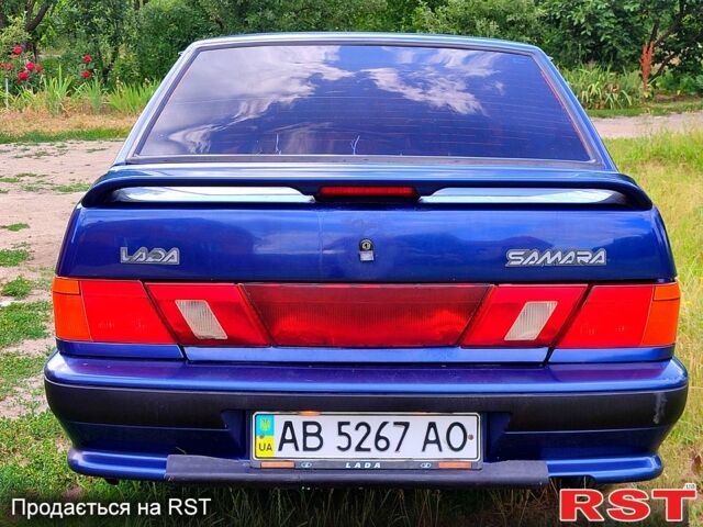 Синий ВАЗ 2115 Самара, объемом двигателя 1.6 л и пробегом 235 тыс. км за 1750 $, фото 5 на Automoto.ua