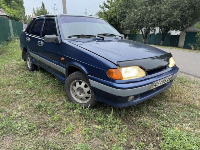 Синий ВАЗ 2115 Самара, объемом двигателя 1.5 л и пробегом 280 тыс. км за 1750 $, фото 2 на Automoto.ua