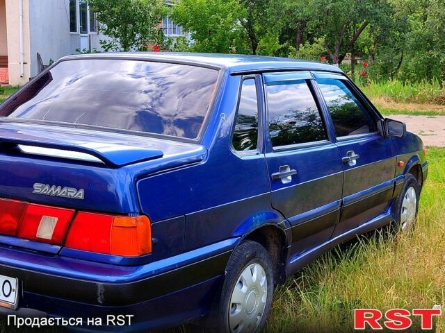 Синий ВАЗ 2115 Самара, объемом двигателя 1.6 л и пробегом 235 тыс. км за 1750 $, фото 4 на Automoto.ua