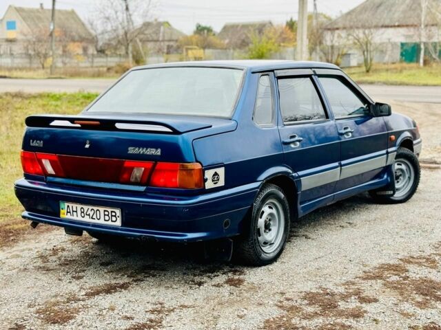 Синий ВАЗ 2115 Самара, объемом двигателя 1.5 л и пробегом 228 тыс. км за 1650 $, фото 4 на Automoto.ua