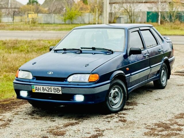 Синий ВАЗ 2115 Самара, объемом двигателя 1.5 л и пробегом 228 тыс. км за 1650 $, фото 1 на Automoto.ua