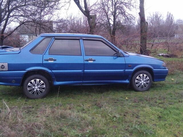 Синий ВАЗ 2115 Самара, объемом двигателя 1.6 л и пробегом 160 тыс. км за 1050 $, фото 1 на Automoto.ua