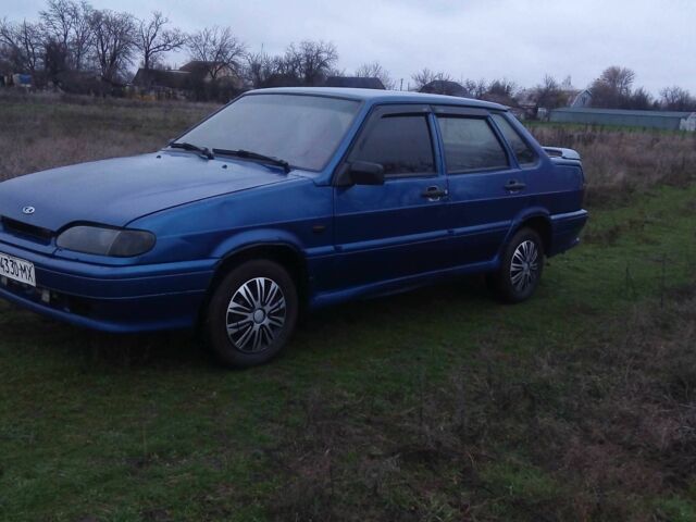 Синий ВАЗ 2115 Самара, объемом двигателя 1.6 л и пробегом 160 тыс. км за 1050 $, фото 12 на Automoto.ua