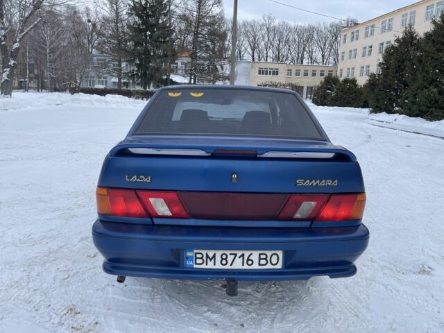 Синій ВАЗ 2115 Самара, об'ємом двигуна 1.6 л та пробігом 200 тис. км за 1900 $, фото 2 на Automoto.ua