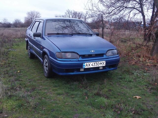 Синий ВАЗ 2115 Самара, объемом двигателя 1.6 л и пробегом 160 тыс. км за 1050 $, фото 2 на Automoto.ua