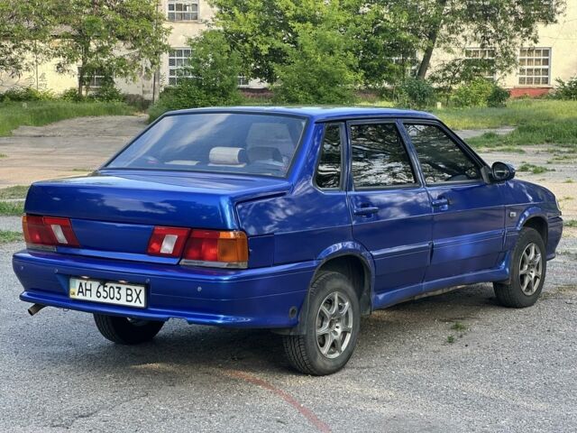Синий ВАЗ 2115 Самара, объемом двигателя 1.6 л и пробегом 240 тыс. км за 2100 $, фото 2 на Automoto.ua