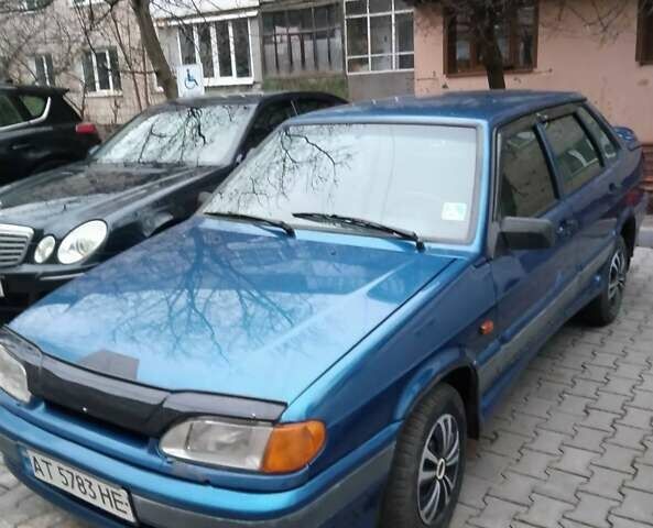 Синий ВАЗ 2115 Самара, объемом двигателя 1.6 л и пробегом 210 тыс. км за 1800 $, фото 2 на Automoto.ua