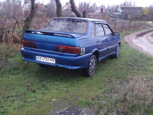 Синий ВАЗ 2115 Самара, объемом двигателя 1.6 л и пробегом 160 тыс. км за 1050 $, фото 3 на Automoto.ua