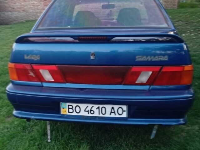 Синий ВАЗ 2115 Самара, объемом двигателя 1.6 л и пробегом 200 тыс. км за 2000 $, фото 1 на Automoto.ua