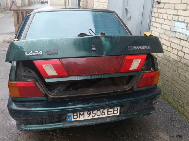 Зелений ВАЗ 2115 Самара, об'ємом двигуна 1.5 л та пробігом 285 тис. км за 550 $, фото 3 на Automoto.ua