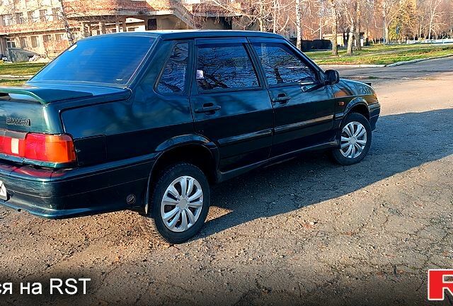 Зелений ВАЗ 2115 Самара, об'ємом двигуна 1.5 л та пробігом 11 тис. км за 1700 $, фото 5 на Automoto.ua