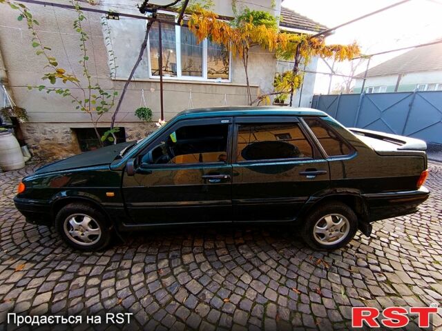 Зеленый ВАЗ 2115 Самара, объемом двигателя 1.5 л и пробегом 200 тыс. км за 600 $, фото 3 на Automoto.ua