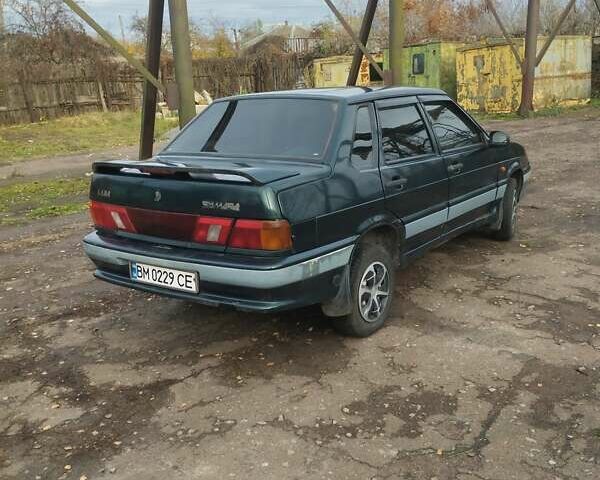 Зелений ВАЗ 2115 Самара, об'ємом двигуна 1.5 л та пробігом 180 тис. км за 1600 $, фото 2 на Automoto.ua