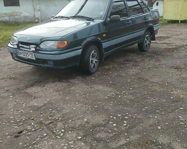 Зелений ВАЗ 2115 Самара, об'ємом двигуна 1.5 л та пробігом 180 тис. км за 1600 $, фото 6 на Automoto.ua