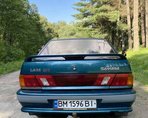 Зеленый ВАЗ 2115 Самара, объемом двигателя 1.5 л и пробегом 196 тыс. км за 2200 $, фото 6 на Automoto.ua