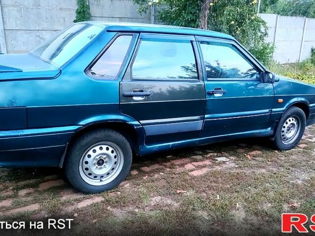 Зеленый ВАЗ 2115 Самара, объемом двигателя 1.5 л и пробегом 235 тыс. км за 1000 $, фото 6 на Automoto.ua
