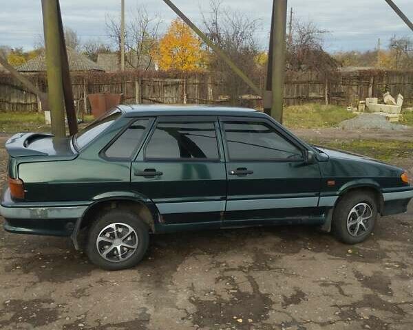 Зелений ВАЗ 2115 Самара, об'ємом двигуна 1.5 л та пробігом 180 тис. км за 1600 $, фото 1 на Automoto.ua