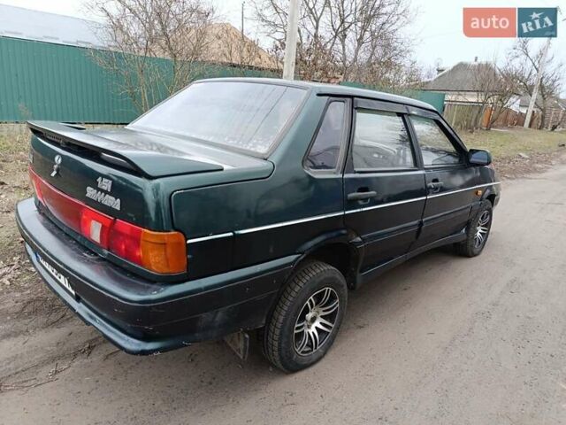 Зеленый ВАЗ 2115 Самара, объемом двигателя 1.5 л и пробегом 190 тыс. км за 1499 $, фото 12 на Automoto.ua
