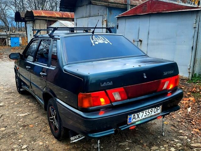 Зеленый ВАЗ 2115 Самара, объемом двигателя 1.5 л и пробегом 200 тыс. км за 2000 $, фото 5 на Automoto.ua