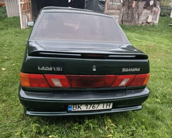 Зелений ВАЗ 2115 Самара, об'ємом двигуна 1.5 л та пробігом 100 тис. км за 2000 $, фото 3 на Automoto.ua