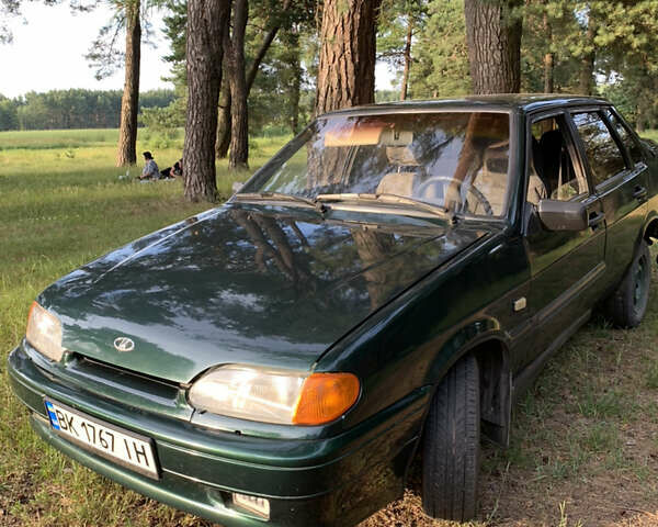 Зелений ВАЗ 2115 Самара, об'ємом двигуна 1.5 л та пробігом 100 тис. км за 2000 $, фото 1 на Automoto.ua