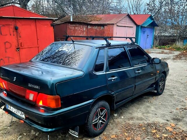 Зеленый ВАЗ 2115 Самара, объемом двигателя 1.5 л и пробегом 200 тыс. км за 2000 $, фото 4 на Automoto.ua