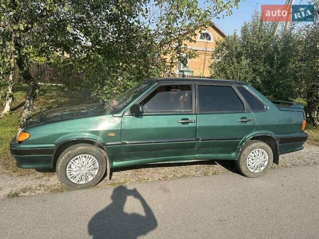 Зеленый ВАЗ 2115 Самара, объемом двигателя 1.5 л и пробегом 220 тыс. км за 1600 $, фото 2 на Automoto.ua